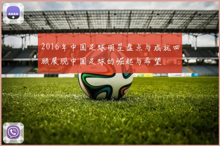 2016年中国足球明星盘点与成就回顾展现中国足球的崛起与希望